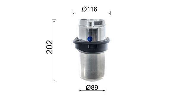 Filtre déshydrateur du circuit de climatisation MAHLE Aftermarket ref. AD 305 000P