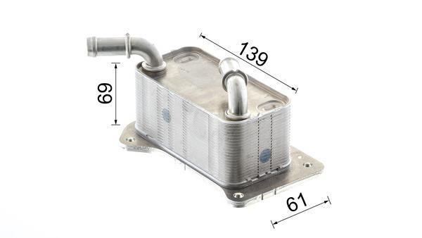 Radiateur d'huile moteur (Refroidisseur d'huile moteur) MAHLE Aftermarket ref. CLC 294 000P
