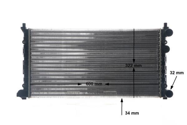 Radiateur moteur (Radiateur de refroidissement) MAHLE Aftermarket CR 146 000S