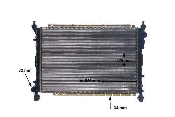 Radiateur moteur (Radiateur de refroidissement) MAHLE Aftermarket CR 621 000S