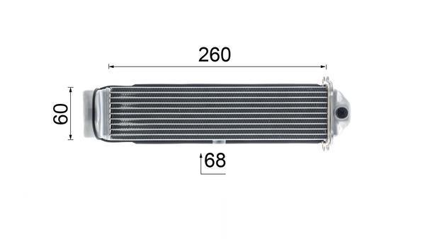 Intercooler, échangeur (Refroidisseur d'air) MAHLE Aftermarket ref. CI 481 000P