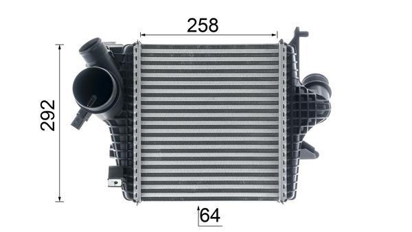 Intercooler permutador ar-ar MAHLE Aftermarket ref. CI 637 000P