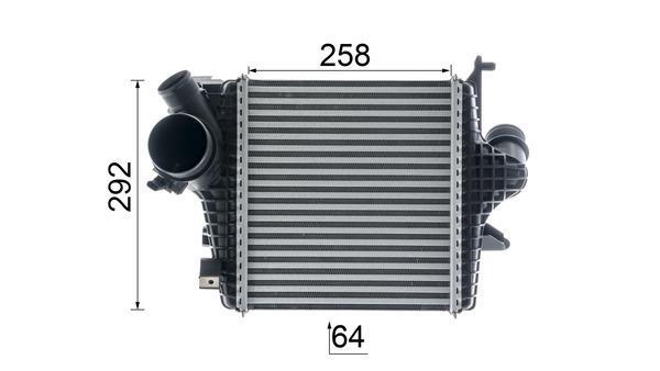 Intercooler, échangeur (Refroidisseur d'air) MAHLE Aftermarket ref. CI 640 000P