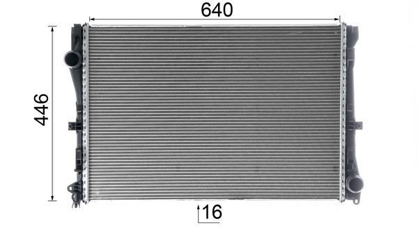 Radiateur moteur (Radiateur de refroidissement) MAHLE Aftermarket CR 2603 000P