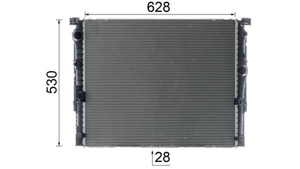 Radiateur moteur (Radiateur de refroidissement) MAHLE Aftermarket CR 2630 000P