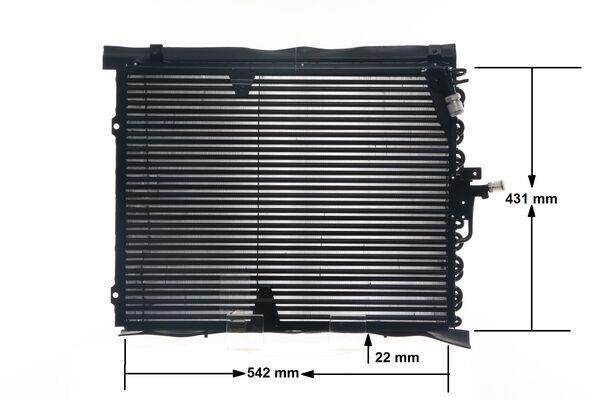 Condenseur, climatisation (Radiateur de climatisation) MAHLE Aftermarket ref. AC 133 000S