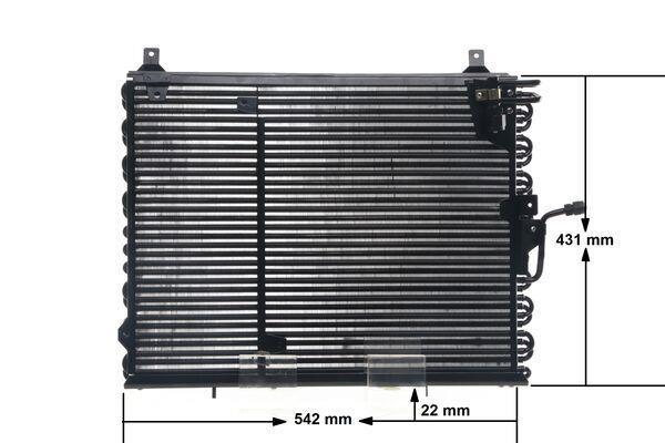 Condenseur, climatisation (Radiateur de climatisation) MAHLE Aftermarket ref. AC 150 000S