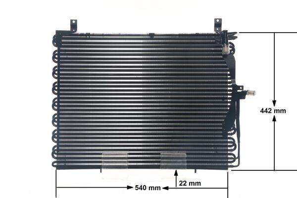 Condenseur, climatisation (Radiateur de climatisation) MAHLE Aftermarket AC 357 000S