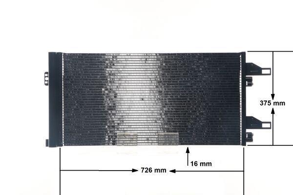 Condenseur, climatisation (Radiateur de climatisation) MAHLE Aftermarket ref. AC 363 000S