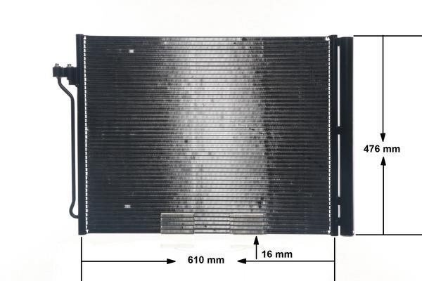 Condenseur, climatisation (Radiateur de climatisation) MAHLE Aftermarket ref. AC 463 000S