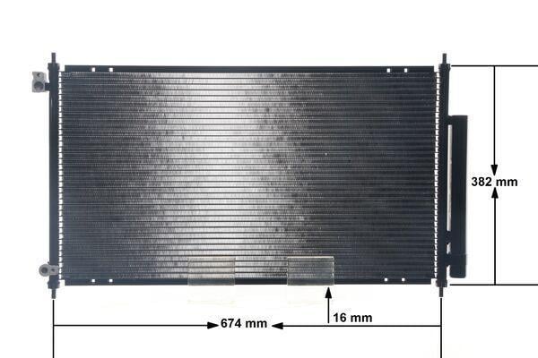Condenseur, climatisation (Radiateur de climatisation) MAHLE Aftermarket ref. AC 467 001S