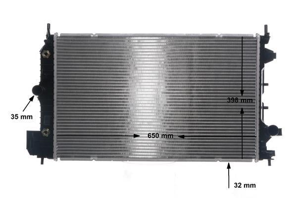 Radiateur moteur (Radiateur de refroidissement) MAHLE Aftermarket ref. CR 9 000S