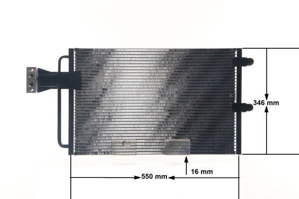 Condenseur, climatisation (Radiateur de climatisation) MAHLE Aftermarket ref. AC 151 000S