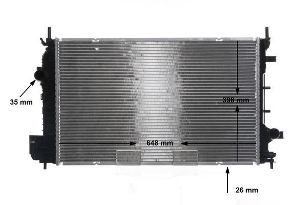 Radiateur moteur (Radiateur de refroidissement) MAHLE Aftermarket ref. CR 812 000S