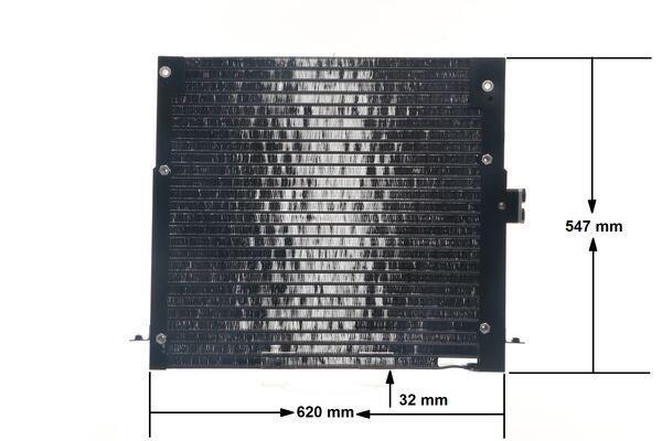 Condenseur, climatisation (Radiateur de climatisation) MAHLE Aftermarket ref. AC 203 000S
