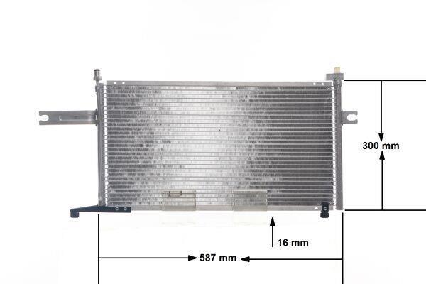 Condenseur, climatisation (Radiateur de climatisation) MAHLE Aftermarket ref. AC 240 000S