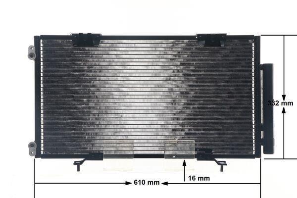 Condensador, aire acondicionado MAHLE Aftermarket ref. AC 261 000S