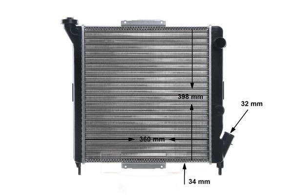 Radiateur moteur (Radiateur de refroidissement) MAHLE Aftermarket ref. CR 832 000S