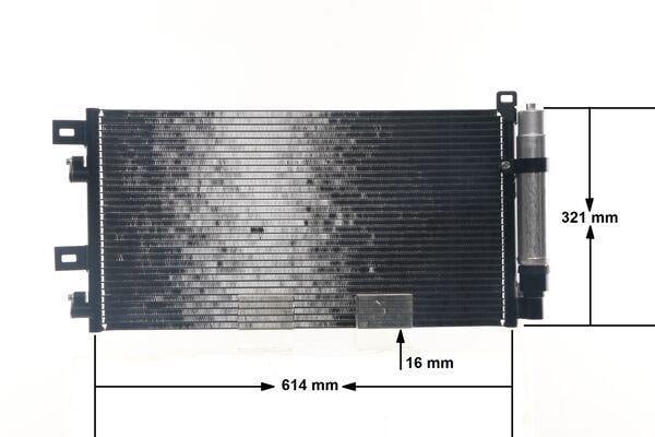 Condenseur, climatisation (Radiateur de climatisation) MAHLE Aftermarket ref. AC 312 001S