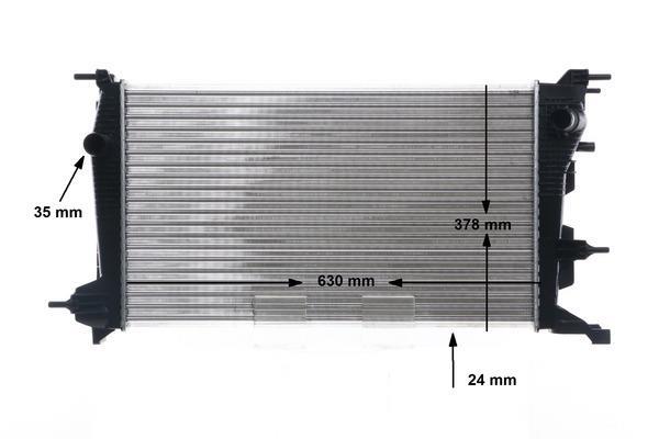 Radiateur moteur (Radiateur de refroidissement) MAHLE Aftermarket CR 840 001S