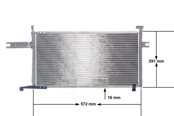Condenseur, climatisation (Radiateur de climatisation) MAHLE Aftermarket ref. AC 319 000S