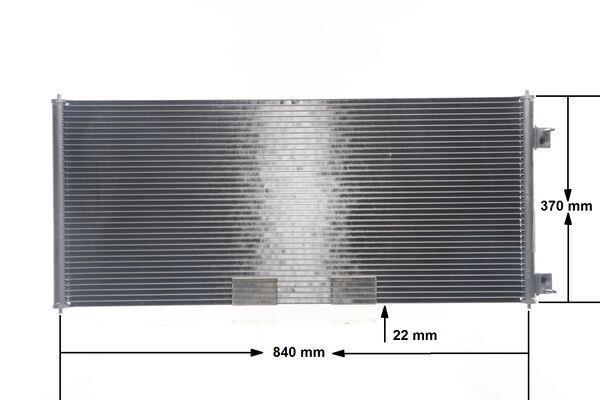 Condenseur, climatisation (Radiateur de climatisation) MAHLE Aftermarket ref. AC 321 000S