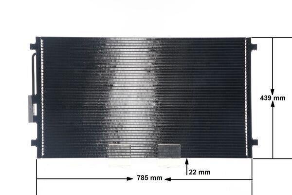 Condenseur, climatisation (Radiateur de climatisation) MAHLE Aftermarket ref. AC 331 000S