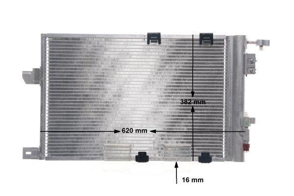 Condenseur, climatisation (Radiateur de climatisation) MAHLE Aftermarket ref. AC 339 000S