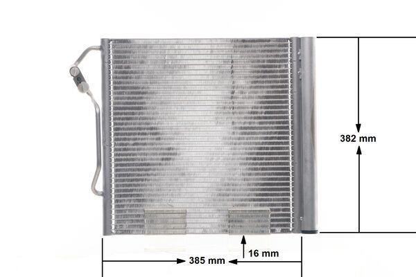 Condenseur, climatisation (Radiateur de climatisation) MAHLE Aftermarket ref. AC 451 000S