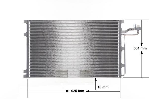Condenseur, climatisation (Radiateur de climatisation) MAHLE Aftermarket ref. AC 551 001S