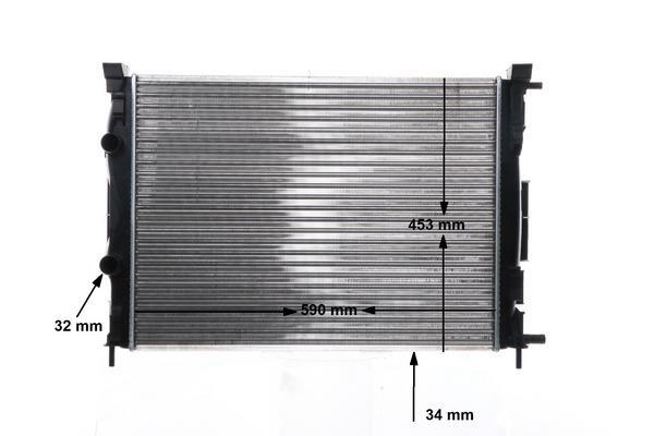 Radiateur moteur (Radiateur de refroidissement) MAHLE Aftermarket ref. CR 41 000S