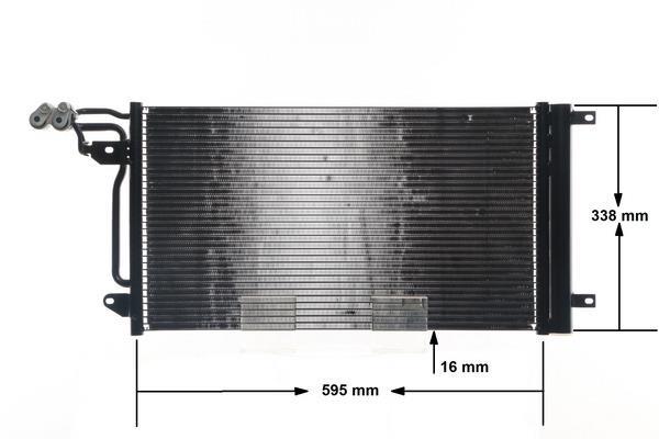 Condenseur, climatisation (Radiateur de climatisation) MAHLE Aftermarket ref. AC 566 000S