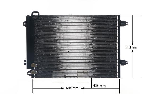Condenseur, climatisation (Radiateur de climatisation) MAHLE Aftermarket ref. AC 666 000S