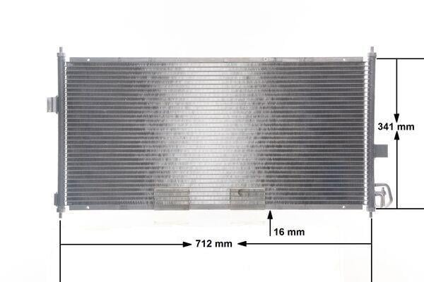 Condenseur, climatisation (Radiateur de climatisation) MAHLE Aftermarket ref. AC 674 000S