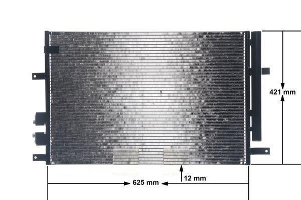 Condenseur, climatisation (Radiateur de climatisation) MAHLE Aftermarket ref. AC 693 000S