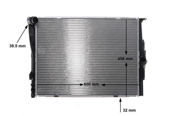 Radiateur moteur (Radiateur de refroidissement) MAHLE Aftermarket CR 1087 000S