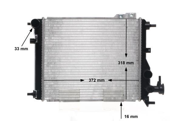 Radiateur moteur (Radiateur de refroidissement) MAHLE Aftermarket CR 1115 000S