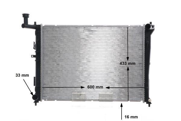 Radiateur moteur (Radiateur de refroidissement) MAHLE Aftermarket CR 1118 000S
