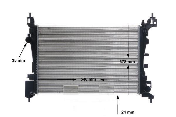Radiateur moteur (Radiateur de refroidissement) MAHLE Aftermarket CR 1121 000S