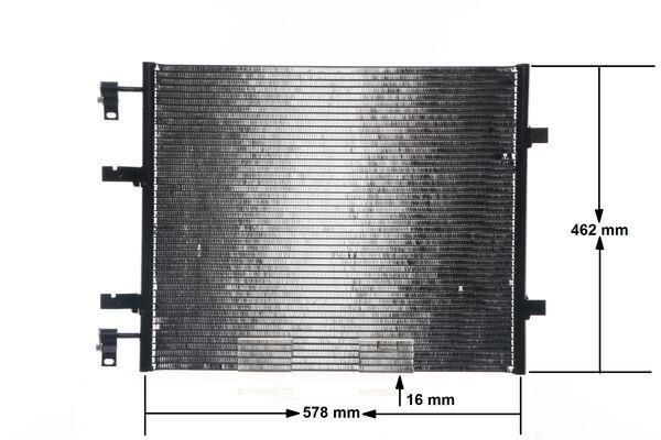 Condenseur, climatisation (Radiateur de climatisation) MAHLE Aftermarket ref. AC 708 000S