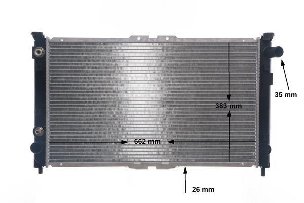 Radiateur moteur (Radiateur de refroidissement) MAHLE Aftermarket CR 136 000S