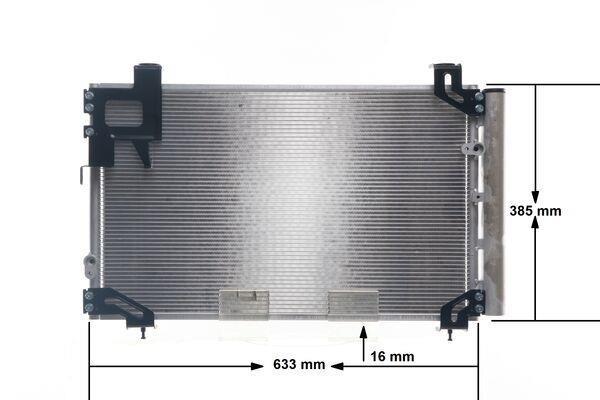 Condenseur, climatisation (Radiateur de climatisation) MAHLE Aftermarket ref. AC 711 000S