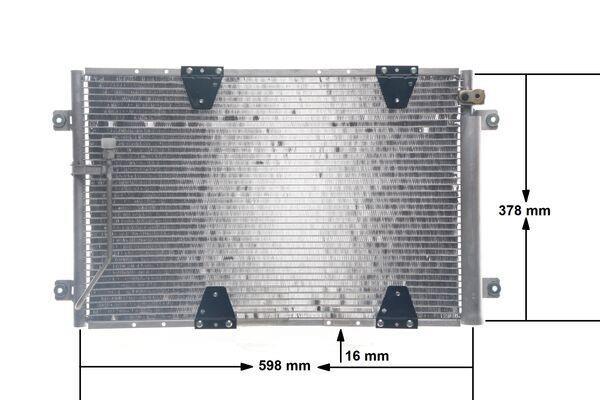 Condenseur, climatisation (Radiateur de climatisation) MAHLE Aftermarket ref. AC 713 000S