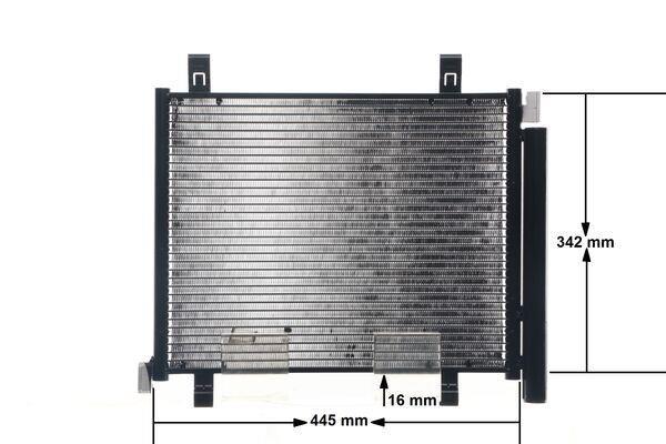 Condenseur, climatisation (Radiateur de climatisation) MAHLE Aftermarket ref. AC 747 000S