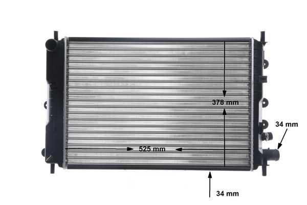 Radiateur moteur (Radiateur de refroidissement) MAHLE Aftermarket CR 1142 000S