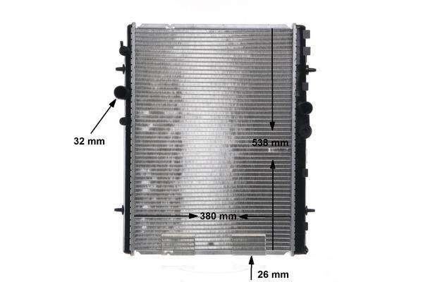 Radiateur moteur (Radiateur de refroidissement) MAHLE Aftermarket CR 1144 000S