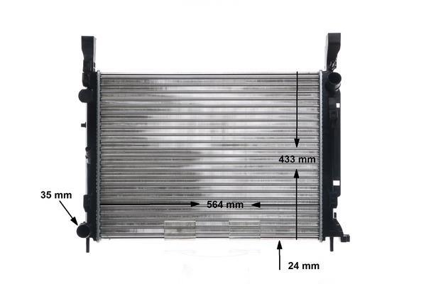 Radiateur moteur (Radiateur de refroidissement) MAHLE Aftermarket CR 1154 000S