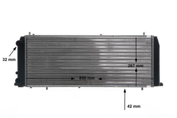 Radiateur moteur (Radiateur de refroidissement) MAHLE Aftermarket ref. CR 140 000S
