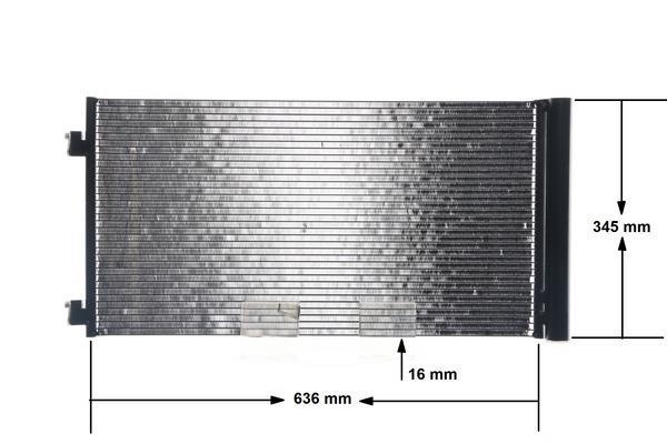 Condenseur, climatisation (Radiateur de climatisation) MAHLE Aftermarket ref. AC 751 000S