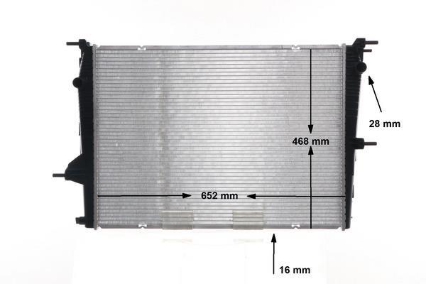 Radiateur moteur (Radiateur de refroidissement) MAHLE Aftermarket CR 1197 000S